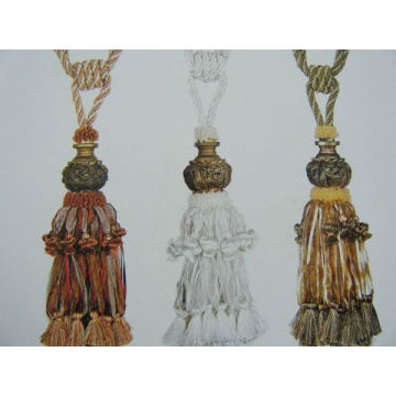 Crystal Curtain Tassel Tieback